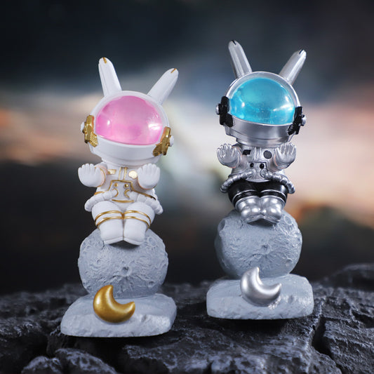 Space Rabbit Mobile Phone Stand Creative Desktop