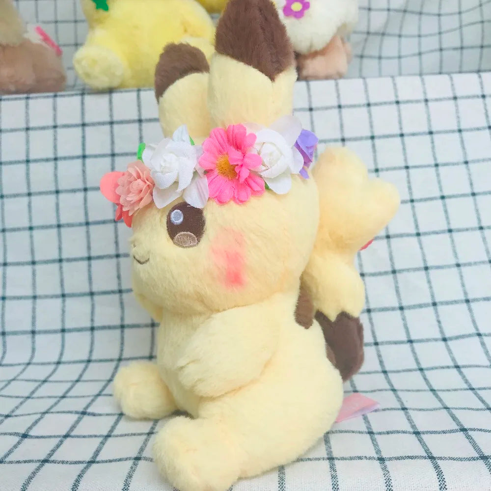 Easter Spring Festival Pikachu Peluche Eevee Plush Doll Pokemon Plush Toys Eevee Pikachu Stuffed Toys Children Xmas Kid Gift