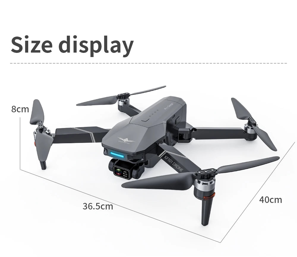 KF101 Max-S 5000M GPS Drone 4K Professional 8K HD Camera FPV Dron 3-Axis Gimbal Foldable Obstacle Avoidance RC Quadcopter Dron