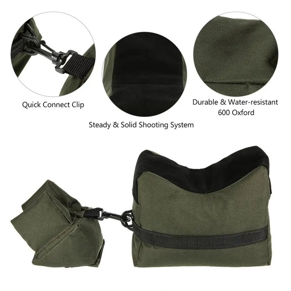 Outdoor Shooting Rest Bag Support Rifles Sandbag Set Portable Sniper Hunting Tacticals Guns Rest Target Stand CS Hunting Bag