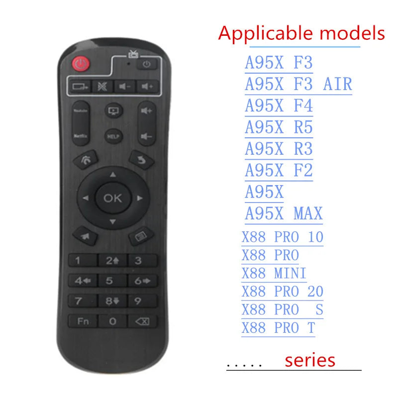 Universal Wireless Remote Control Replacement Controller For Android TV Box  for H96 Max TX3mini TX3 Pro TX6mini TX5 Pro TX2 TX9