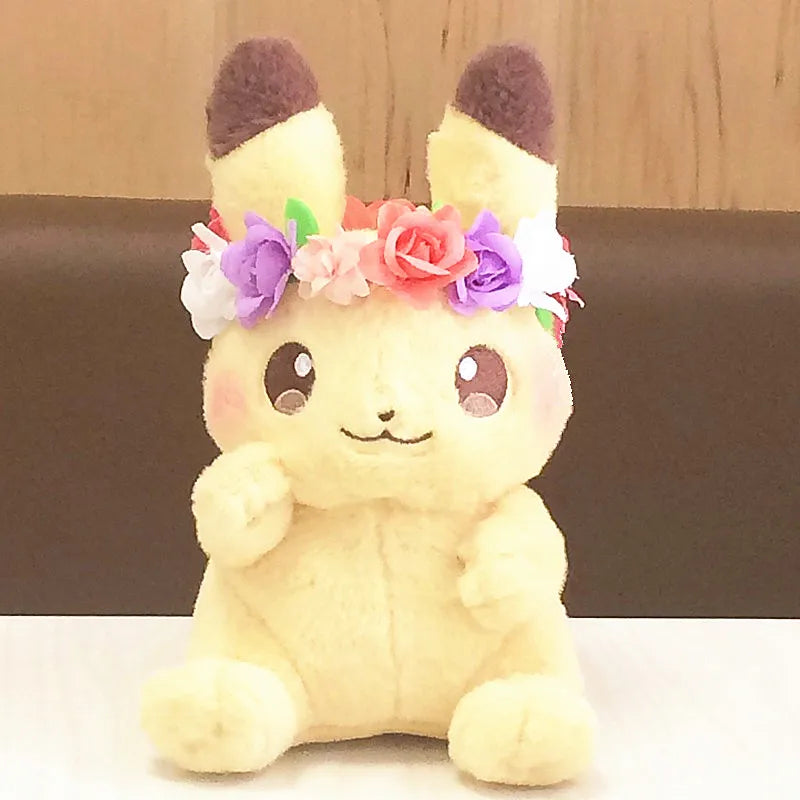 Easter Spring Festival Pikachu Peluche Eevee Plush Doll Pokemon Plush Toys Eevee Pikachu Stuffed Toys Children Xmas Kid Gift