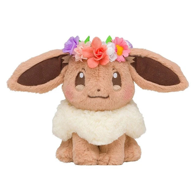 Easter Spring Festival Pikachu Peluche Eevee Plush Doll Pokemon Plush Toys Eevee Pikachu Stuffed Toys Children Xmas Kid Gift