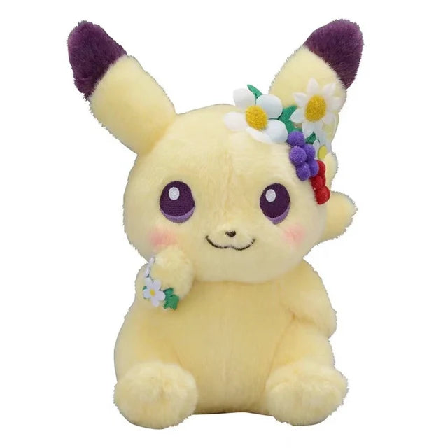 Easter Spring Festival Pikachu Peluche Eevee Plush Doll Pokemon Plush Toys Eevee Pikachu Stuffed Toys Children Xmas Kid Gift