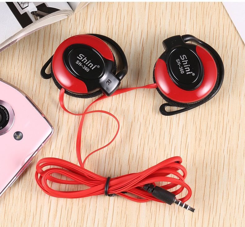 Ear Hook Earphones Monitoring Earphone Round Hole Universal Heavy Bass HD Headset Voice